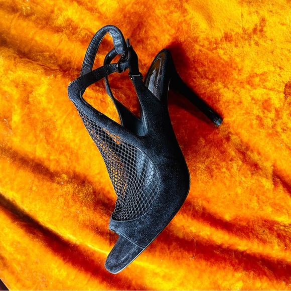 💸 SALE 💸 • the Alexander Wang Piper Fishnet sandal heels - Picture 5 of 9